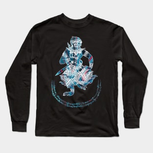 Thailand Hanuman - Figure Of Spiritual Good Fortune Long Sleeve T-Shirt